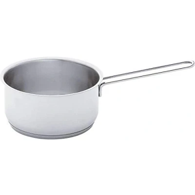 Imagen de Fissler Häppchen Cazo de 0,5 L y 12 cm diámetro, acero inoxidable, sin tapa, revestimiento, color plata, inducción