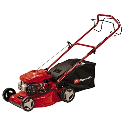 Imagen de Einhell Cortacésped de Gasolina GC PM 46/5 S (2 kW, hasta 1400 m², 1 Cilindro, Motor 4 Tiempos, tracción Trasera, Ajuste Altura Corte Central 9 Niveles 25 a 60 mm)