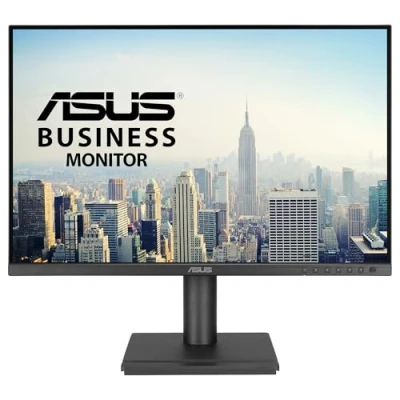Imagen de ASUS BE248CFN Monitor Docking de 24.1 Pulgadas, WUXGA 1920x1200, IPS, 100Hz, USB C Dock, RJ45, diseño ergonómico, HDMI, conexión en Cadena, Eye Care, luz Azul Baja, antiparpadeo, Montaje Pared