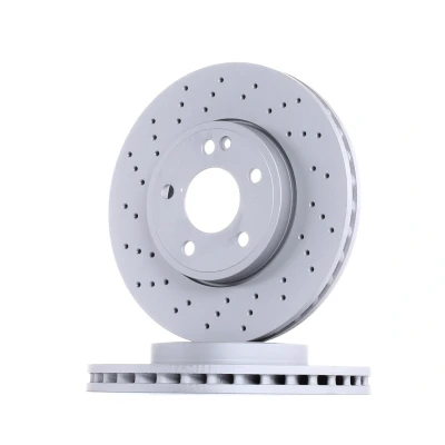 Imagen de ATE 24.0128 0262.1 Disco de freno 295,0 28,0 5 112,0 perforado/ventil. int. revestido aleado/alt. carburado con tornillos MERCEDES BENZ: Clase A, GLA