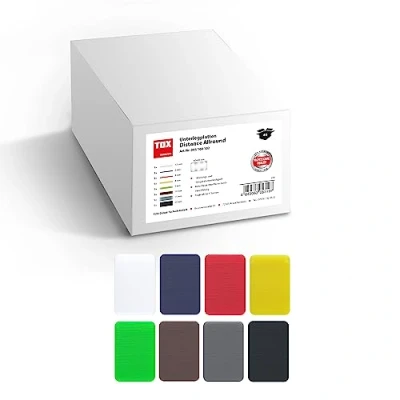Imagen de TOX Distance calzos todoterreno surtido 40 unid., multicolores de plástico, cargables hasta 5 toneladas, polipropileno, unid. por tamaño, 1 cartón, 065100102