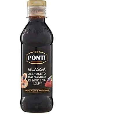 Imagen de Ponti Aceto balsámico di Modena Salsa de vinagre (12 unidades, 250 ml)