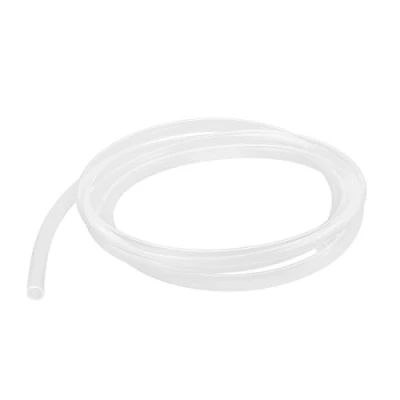 Imagen de sourcing map Silicona Tubo 8mm ID x 10mm OD 3.28 pies Flexible Goma Tubería Agua Aire Manguera Transparente para Bomba Transferencia