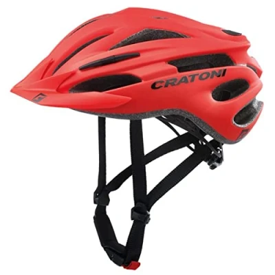 Imagen de Cratoni Casco de Bicicleta, Unisex Adulto, Rojo, 54 58