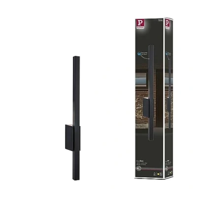 Imagen de Paulmann 94743 Luminaria exterior LED aplique Stan resistente al agua de mar IP44 600mm 3000K 9W 220lm 230V antracita, aluminio, blanco cálido