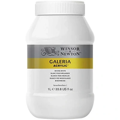 Imagen de Winsor &amp; Newton acrílico Galeria bote de 1L blanco para mezclar