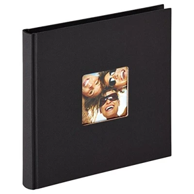 Imagen de Walther Design Álbum de Fotos Fun, con Recorte para Foto, Color Negro, 18 x cm