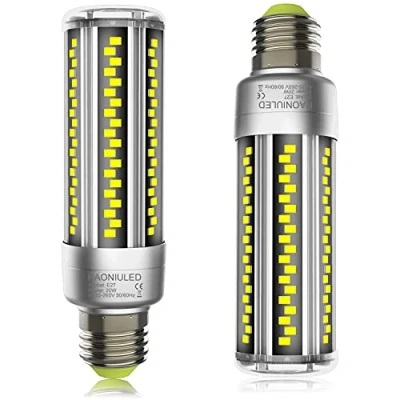 Imagen de HAONIULED Bombillas LED de Maíz 20W, Blanco Frío 6500K, 2500 lm, 2 Piezas