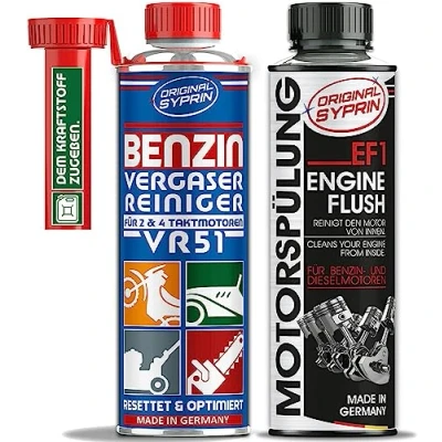 Imagen de Limpiador de carburadores original Syprin VR51 + motor Apto para coche y moto (250ml 250ml)