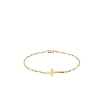 Imagen de Elli Cross Basic Pulsera goldcoloured, Mujer, Talla: 17, Gold coloured
