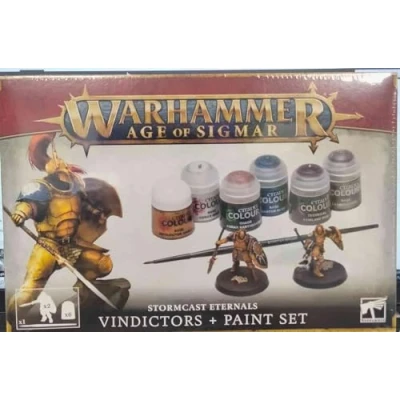 Imagen de Warhammer Age of Sigmar Stormcast Eternals Vindicators + Paint Set