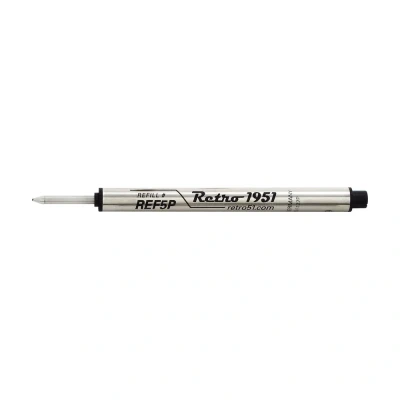 Imagen de Recambio para rollerball corto Retro 51 sin tapa Black (3)