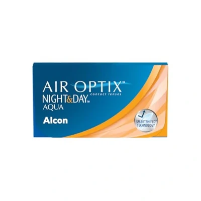 Imagen de Air Optix Night &amp; Day Aqua Lentes de contacto reemplazo mensual, Pack 6, R 8.4 mm, D 13.8 6 Diopt