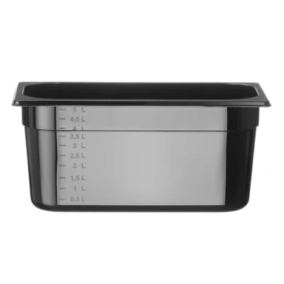 Imagen de HENDI Recipiente Gastronorm 1/3 PC Negro 5.7 L 325x176x(H) 150 mm