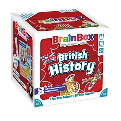 Imagen de Brainbox British History (Refresh 2022) Card Game Ages 8+ 1+ Players 10 Minutes Playing