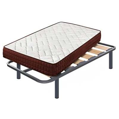 Imagen de Cama express Colchón Viscosoft Ergos 18 + Somier Zeus con 4 Patas 32 cm, Medida : 105 x 200 cm