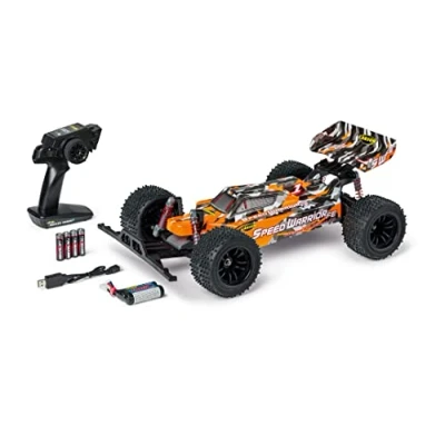 Imagen de Carson 500404237 1:10 FE Speed Warrior 2.4G Coche teledirigido Naranja 100% RTR, radiocontrol, Incl. Pilas y Mando a Distancia, Todoterreno