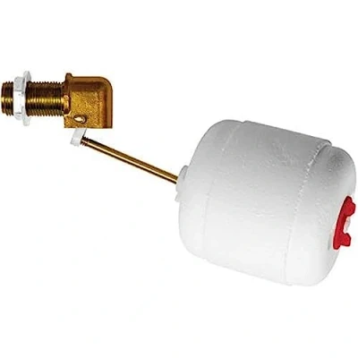Imagen de Fominaya 151650630 Conjunto de grifo cazoleta 3/8&quot;x 30 + boya, Blanco, Estandar