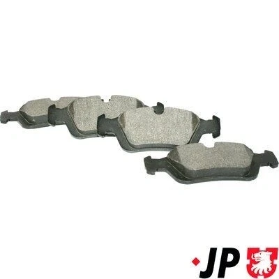 Imagen de JP GROUP 1463600610 Juego de pastillas freno Eje delantero preparado para indicador desgaste BMW: 3 Berlina, Coupé, Touring