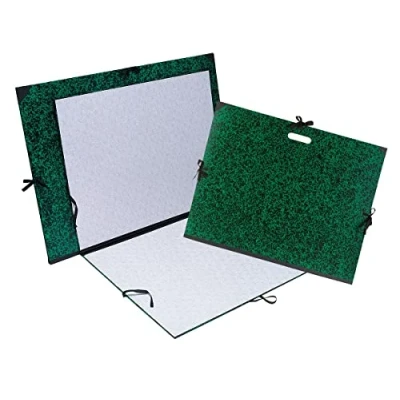 Imagen de Exacompta 532800E Carpeta de dibujo annonay con cintas, 52 x 72 cm, verde