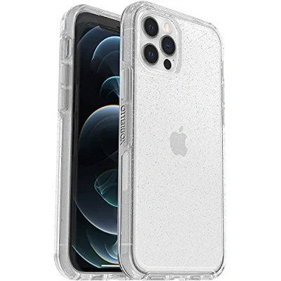 Imagen de OtterBox Funda para iPhone 12 / Pro Symmetry Clear,Resistente a Golpes y caídas,Funda Protectora Fina,Testada 3X con los estándares Militares anticaídas, Stardust