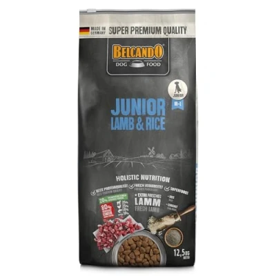 Imagen de Belcando Junior Lamb &amp; Rice [12,5 kg] Comida para Perros Alimento seco jóvenes Completo a Partir de 4 Meses Edad