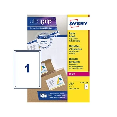 Imagen de Avery Dennison BlockOut Shipping Labels Paquete de 40 etiquetas dirección, blanco
