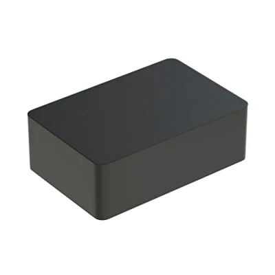 Imagen de BAUHELD® Planchas universales de 60 x 40 20 mm [100 unidades], plaquetas negras plástico [fabricado en Alemania] adecuadas como espaciador, placa plástico, base o bloques acristalamiento