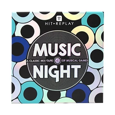 Imagen de Talking Tables Juego de Noche música, Jugar con la Familia, Amigos, después Cena, Incluye trivias Musicales, Conocimiento General, Canto, Kazoo, diversión Karaoke, Regalo cumpleaños