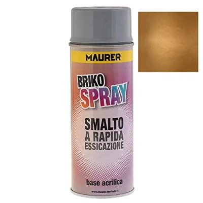 Imagen de MAURER Spray Pintura Laton 400 ml, El embalaje puede variar
