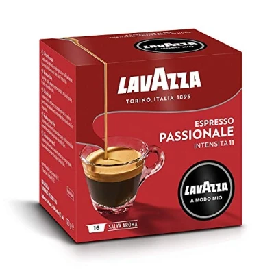 Imagen de cápsulas monodosis Lavazza A Modo Mio Passionale, Espresso, 36