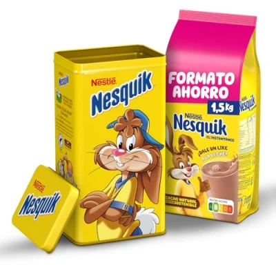 Imagen de Nestlé Nesquik Instantáneo Cacao Soluble, Lata 1.5 Kg