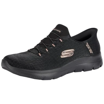 Imagen de Skechers Summits Classy Night, Zapatillas Mujer, Black, 39.5 EU