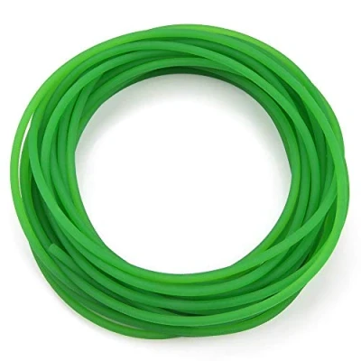 Imagen de Correa redonda de uretano alto rendimiento poliuretano PU superficie rugosa para transmisión verde(4mm*10m)