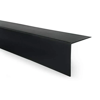 Imagen de Quest Perfil de ángulo, plástico PVC, autoadhesivo, protección bordes, esquinas y listones angulares, 40x40 mm, 150 cm, negro
