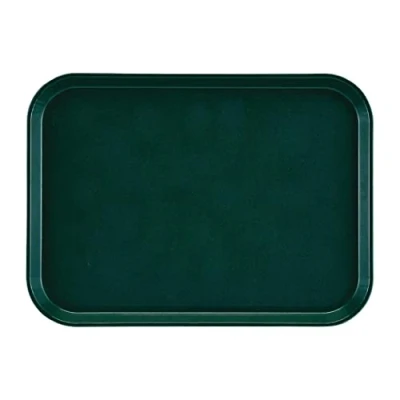 Imagen de Cambro Epictread DS519 Bandeja Rectangular Antideslizante de Fibra Vidrio, Color Verde Oscuro, 41,5 x 30,5 cm