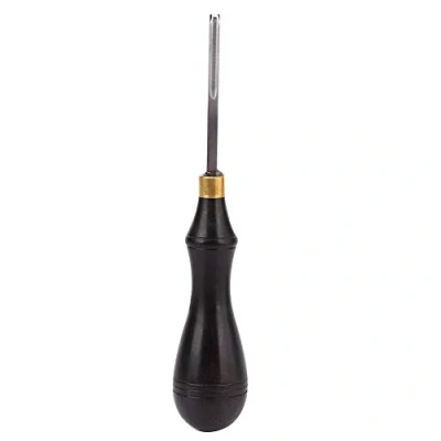 Imagen de biseladora de borde cuero acero inoxidable para manualidades, corte, biselado, herramienta corte manualidades en cuero(0,6 mm)