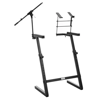 Imagen de Classic Cantabile KWS 100 soporte para teclado con brazo micrófono y ordenador