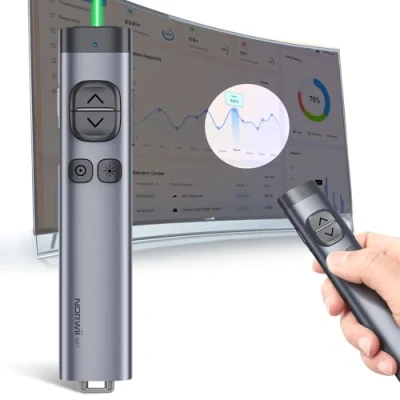 Imagen de NORWII N97s TV Display Clicker para presentaciones PowerPoint, PowerPoint Clicker, Presentación Rremote, Bluetooth Wireless Presenter, Digital Pointer