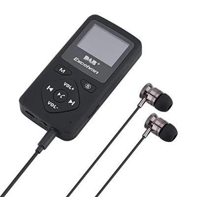 Imagen de Tosuny Mini Receptor de Radio Bluetooth Bolsillo Dab/Dab portátil LCD FM Dab Digital Reproductor MP3