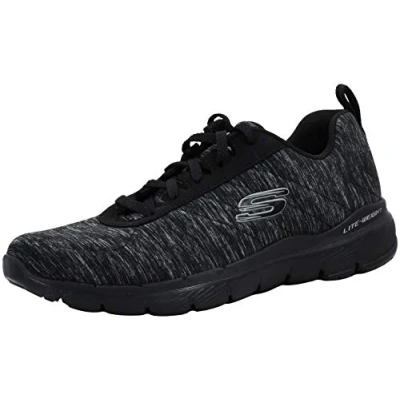 Imagen de Skechers Wide Fit FLEX Appeal 4.0 Zapatillas, Mujer, Talla: 37.5, Black Zapatos