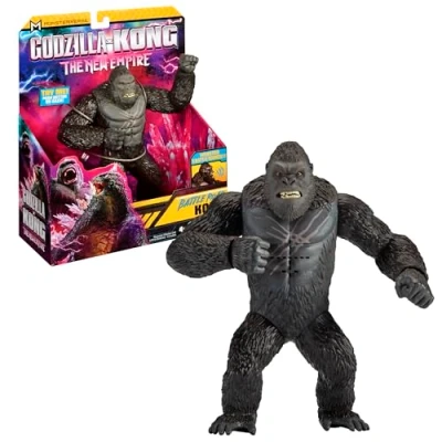Imagen de MonsterVerse Godzilla x Kong, Figura articulada de 18 cm, con Sonidos Movimiento la mandíbula, para niños a Partir 4 años, MN3053