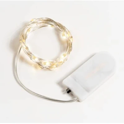 Imagen de LAC Luces Navidad Pilas 2M 20 Pequeñas Led Guirnalda Interior Fairy Lights Decorativas Habitacion