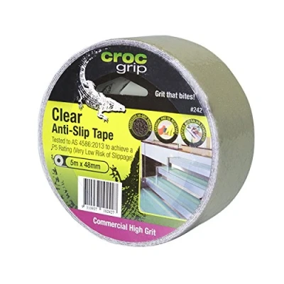 Imagen de Hsi 830880 nastri croc grip antiscivolo autoadesivo, trasparente, 48 mm x 5 m