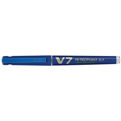 Imagen de Pilot V7 Hi Tecpoint Bolígrafo recargable (10 unidades), color azul