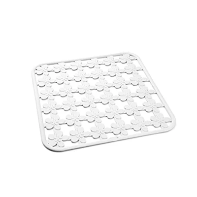 Imagen de Snips SSnips Alfombra para Fregadero, 30,5 x 29 cm, 100% plástico Reciclado, Fabricada en Italia, Color Blanco, 31x29 cm