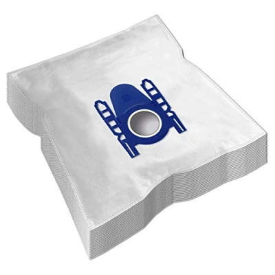 Imagen de 20 bolsas para aspiradora Siemens VS 06 Serie VS06A110, VS06A111, VS06A211, VS06A212, VS06B112A con cierre higiénico incluye filtro compatible Swirl S62, S67, S68, S73