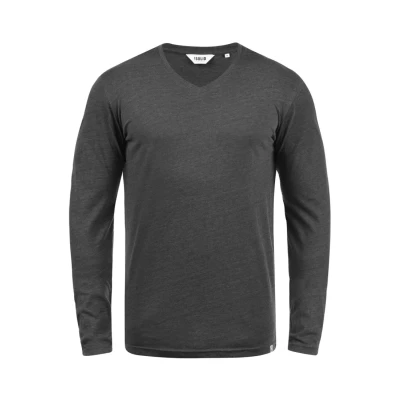 Imagen de Solid Sdbeda Camiseta de manga larga, Hombre, Talla: Large, Dark grey
