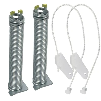 Imagen de DL pro 2x Resorte de bisagra puerta con cable para Bosch Siemens 00754865 754865 Kit reparación Código color amarillo el lavavajillas iQ700 extraKlasse PartyPlus