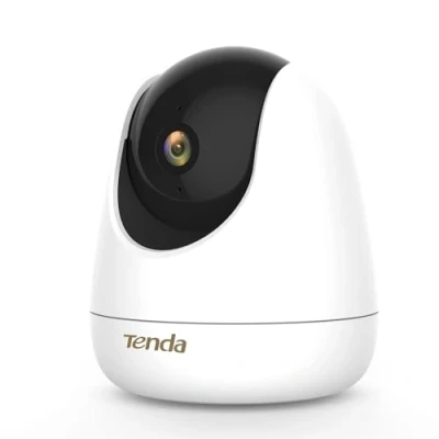 Imagen de Tenda Camara Vigilancia WiFi Interior 2K 4MP para Bebé Perro, Visión Nocturna, IP 360º Vigilabebes con Detección Humana Inteligente AI, Audio Bidireccional CP7